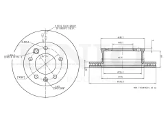 ���� ��������� �������� Mercedes-Benz Sprinter (B901-B909) 95-, VW LT 28-35 II 96-, LT 28-46 II 96- UNIO BRD-20054 BRD20054 ����