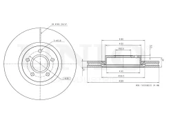 ���� ��������� �������� Ford Focus II, III 04-, C-Max I, II 07-, Volvo S40 II 04- UNIO BRD-20055 BRD20055 ����