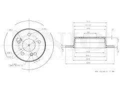 ���� ��������� ������ Mercedes-Benz E-Class (124) 93-, C-Class (202) 93- UNIO BRD-20165 BRD20165 ����