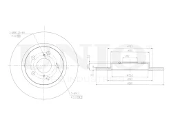 ���� ��������� ������ Toyota Avensis (T270) 08- UNIO BRD-20515 BRD20515 ����