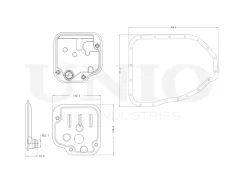 ������ �������� ���� � ���������� Kia Rio III 11-, Ceed 06-, Hyundai Solaris 10- UNIO FLT-30013 FLT30013 ����