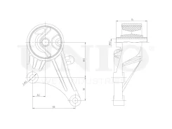 ����� ��������� �������� Opel Astra G 98-, Zafira A 99- UNIO RMP-15131 RMP15131 ����