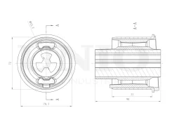 ���� ������ ����� VW Polo IV, V 01-, Golf IV 97-, Skoda Octavia (1U2,1U5) 96- �/ UNIO RMP-20019 RMP20019 ����