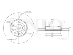 ���� ��������� �������� Opel Vectra B 95-, Saab 9-3 (YS3D) 98-, 9-5 (YS3E) 97- UNIO BRD-20332 BRD20332 ����