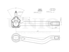 ���������� ������� ������ Nissan X-Trial (T32) 13-, Renault Koleos II 16- UNIO SSP-10157 SSP10157 ����