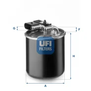 ������ ��������� (� ���������) Mercedes Sprinter 03/09- UFI Filters 24.150.00 2415000 ����