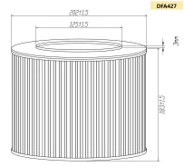 ������ ��������� Double Force DFA427 (A427, AF0412, JDA427S) DFA427 ����
