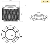 ������ ��������� Double Force DFA275 (A275V, BRA0114, AF0258W, JDA275V) DFA275 ����