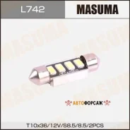����� ������������ Masuma LED T10x37 12V/10W SMD (�������� 2��) Masuma L742 Masuma L742 ����