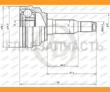 ���� ������� CH Lacetti 03-; DW Espero 95-99; JCT0237 ����