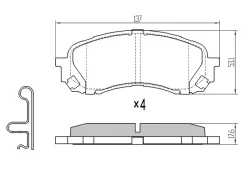 ������� ��������� (�������) Subaru Impreza 00-16 / Legacy 98-03 SAT ST-26296-FJ000, �������� ST26296FJ000 ����