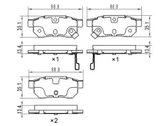 ������� ��������� (�����) Honda Civic 95-00 / Civic Ferio 95-00 SAT ST-43022-TF0-G01, ������ ST43022TF0G01 ����