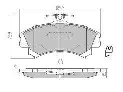 ������� ��������� (�������) Mitsubishi Carisma 95-04 / Colt 02-12 SAT ST-4605A734, �������� ST4605A734 ����
