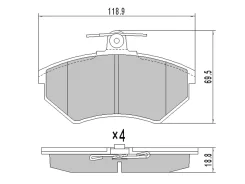 ������� ��������� (�������) Audi A4 00-06 / Volkswagen Golf 87-99 SAT ST-A11-3501080, �������� STA113501080 ����
