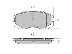������� ��������� (�������) Mitsubishi Colt 95-03 / Lancer 83-08 SAT ST-MZ690000, �������� STMZ690000 ����