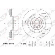 ���� ��������� (�����) Mercedes-Benz M-Class 05-11 / GL-Class 06-12 SAT ST-A1644210512 STA1644210512 ����