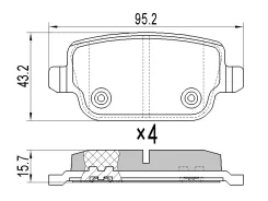 ������� ��������� (�����) Ford Focus 04-11 / Kuga 08-13 SAT ST-1566234, ������ ST1566234 ����