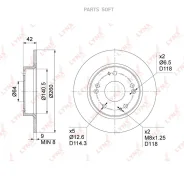 ���� ��������� ��������������� (260x9) | ��� | Lynxauto BN-1029 BN1029 ����