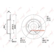 ���� ��������� ��������������� 260x9, ��� Lynxauto BN1029 BN1029 ����