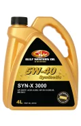 Gulf Western Oil Syn-X 3000. 5w40, �������������, 4��. ����