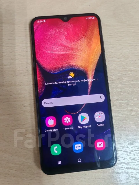 Samsung Galaxy A50. �/�, 64 ��, ����������, 3G, 4G LTE, Dual-SIM, NFC ����