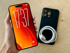 Apple iPhone 15 Pro Max. �/�, 256 ��, ������, 3G, 4G LTE, 5G, Dual-SIM, ����������, NFC, eSIM, ������� �������, ������������ ������� ����