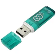 ������ USB2.0 Flash 8 GB, SMARTBUY Glossy, ������� SB8GBGS-G ����
