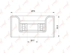 ����� ���������� ���������� ����� Toyota Fortuner (_N5_, _N6_) 04-15 PB5380 PB5380 ����