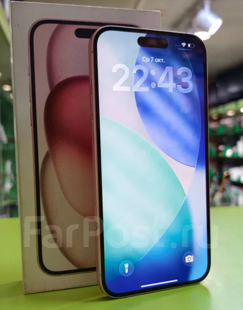 Apple iPhone 15 Plus. �/�, 128 ��, ������, 4G LTE, 5G ����