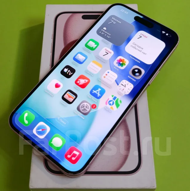 Apple iPhone 15 Plus. �/�, 128 ��, ������, 4G LTE, 5G ����