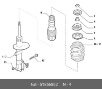 �������-�������� ������������ ��������� (�������� �� 1 �������) Alfa/Fiat/Lancia 51856852 51856852 ����