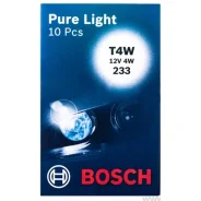 ����� ����������� ���������� t4w ba9s pure light 12v 4w ������ 10�� ���� �� 1�� Bosch 1987302207 1987302207 ����