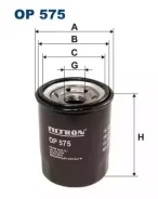 ������ �������� filtron op575 ��� �/� citroen c4, fiat albea, fiat doblo, fiat punto, honda accord, cr-z, civic Filtron OP575 OP575 ����