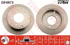 ���� ��������� ������ mitsubishi lancer 1.5 / 1.8 / 2.0 di-d 08 TRW DF4973 DF4973 ����