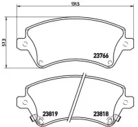 ������� ��������� �������� �������� toyota corolla (_e12_) 01 / 01-04 / 08 / toyota corolla estate (_e11 Brembo P83064 P83064 ����