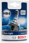 ����� ����������� ��������� ����� hb4 p22d pure light 12v 51w ������� 1�� Bosch 1987301063 1987301063 ����