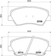 ������� ��������� �������� �������� hyundai (beijing) elantra / langdong (md) 01 / 12- / hyundai (bei Brembo P30073 P30073 ����