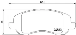 ������� ��������� �������� �������� chrysler (bbdc) sebring 01 / 07-12 / 09 / chrysler 200 convertible 0 Brembo P18001 P18001 ����