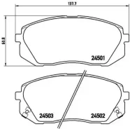 ������� ��������� �������� �������� hyundai (beijing) ix35 (lm) 04 / 10- / hyundai kona (os, ose, osi [P30039] P30039 ����