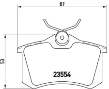 ������� ��������� �������� ������ audi (faw) a4 b6 (8e2) 08 / 02-07 / 05 / audi (faw) a4 b7 (8yc) 04 / 03- Brembo P85017 P85017 ����