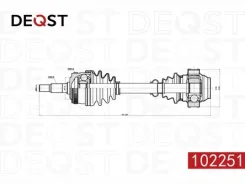 ������ ���� � ����� mb w638 2.0d / 2.2d 99-03 ���. / ����. (abs) Deqst 102251 102251 ����