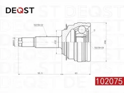 ���� daewoo lanos 1.4-1.5 97- ���. (-abs) Deqst 102075 102075 ����