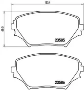 ������� ��������� �������� �������� ford usa explorer (u6_) 07 / 19- / toyota rav 4 ii (_a2_) 05 / 00-1 Brembo P83055 P83055 ����