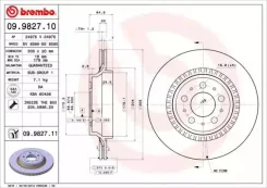 ���� ��������� ������ ������������� 308�� Brembo 09982710 09982710 ����