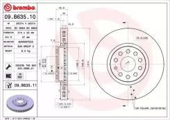 ���� ��������� �������� audi (faw) q3 (g2b, g2g) 04 / 19- / audi (faw) q3 sportback (g2n, g2t) 05 / 20- Brembo 09B63511 09B63511 ����