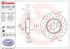 ���� ��������� �������� ��������������� xtra/ Brembo 0981372X Renault: 7701205230 7701206118 7701207829 7701205842 7702205086 Renault Clio 09.8137.2x_...