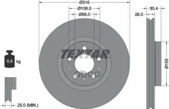 ���� ����. ���. Volvo XC90 I 2.5 T 00= PRO Textar ���. 92126603 92126603 ����