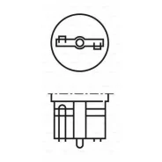 ����� Bosch ECO W5W (W2.1x9.5d, T10), 12�, 5��, ���. 1 987 302 819 ��������� �� �������� 10 �� 1987302819 ����