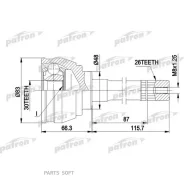 ���� ������ �-�� 26x48x30 Suzuki: Grand Vitara 98 -, Vitara 88 - 98, Vitara Cabrio 88 - 99 Patron PCV1540 PCV1540 ����