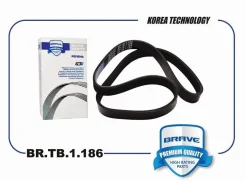 ������ ������������ 6pk 976 epdm br.tb.1.186 citroen berlingo 1.6 05 / c2 / c3 / c4 / c5 1.4d-1.6d 03 Brave BRTB1186 BRTB1186 ����